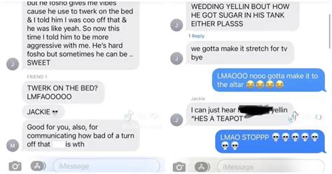 jackie and marshall leaked messages|Jackie Texts ‘Love Is Blind’ Season 4, Leaked Marshall Messages